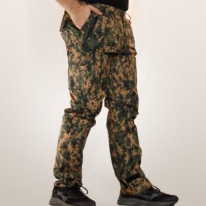 Calça Tática Brk Militar Verde UV35+ (Vira Bermuda)