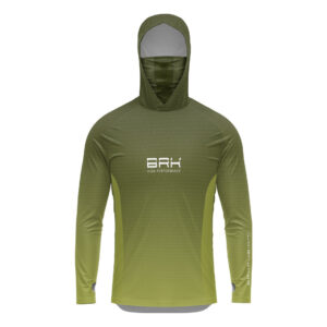 Camisa FusionX Brk Clean Verde Oliva com Capuz e Proteção UV50+