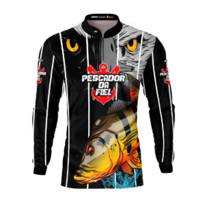 Camisa de Pesca Brk Tucunaré Açu Futebol 84 com UV50+