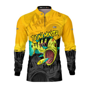 Camisa de Pesca Brk Tucunaré Amarelo com Proteção UV50+