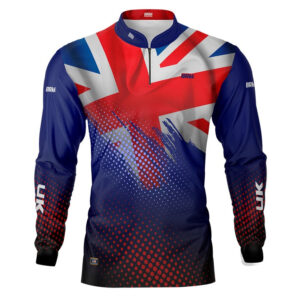 Camisa de Pesca Reino Unido Brk com Proteção Solar UV50+