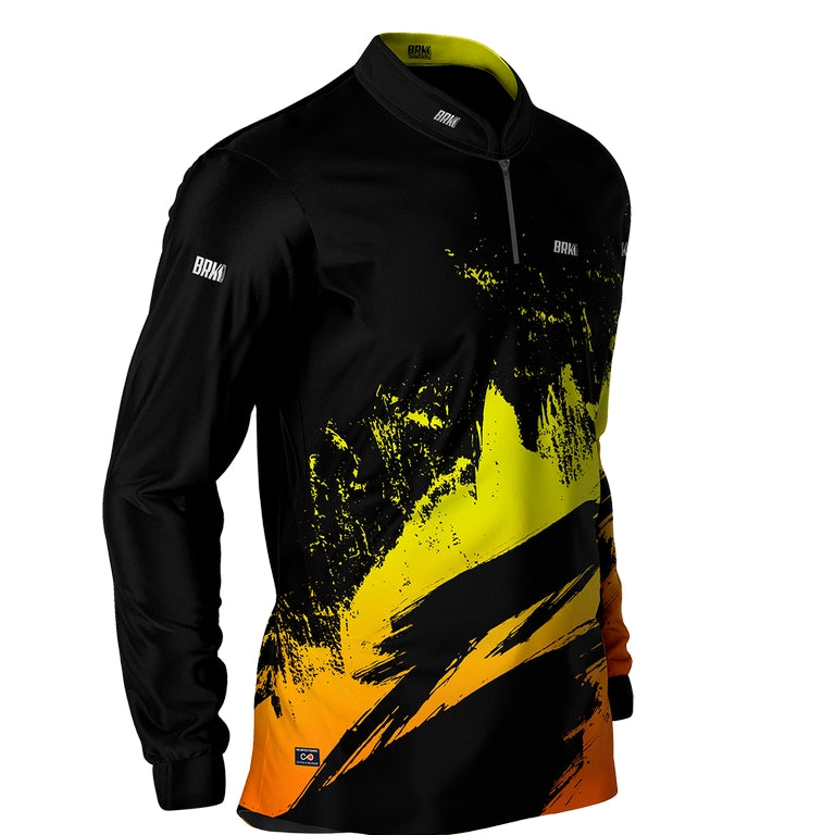 Camisa de Pesca Masculina Brk Yellow Flash com UV50+ - Imagem 3