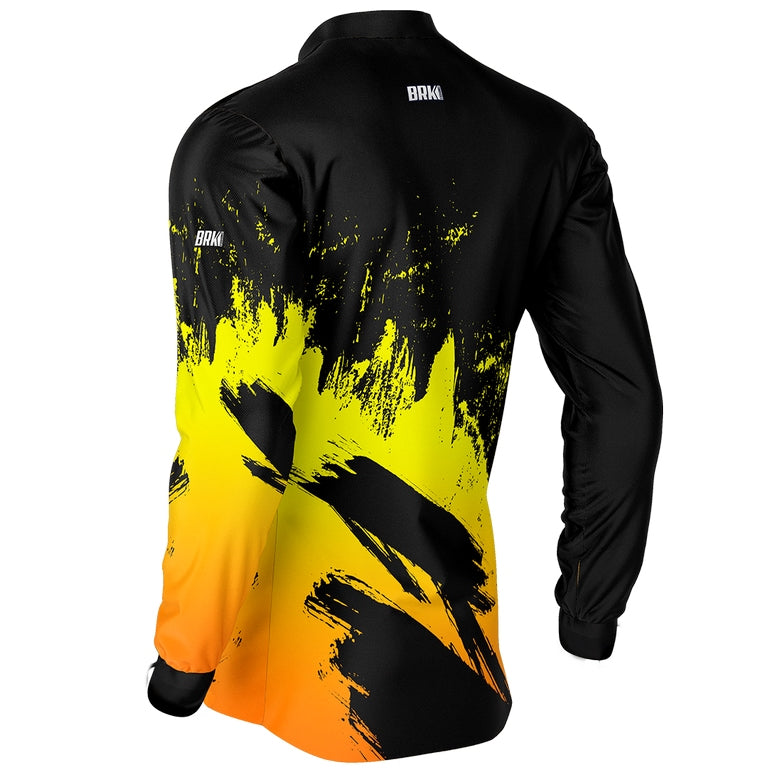 Camisa de Pesca Masculina Brk Yellow Flash com UV50+ - Imagem 4