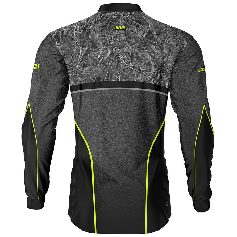 Camisa de Pesca Masculina Brk Gray Camo com UV50+ - Imagem 2