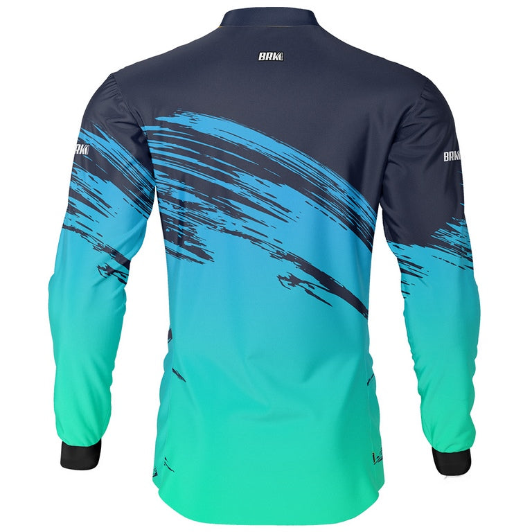 Camisa de Pesca Masculina Brk Blue Jet com UV50+ - Imagem 2