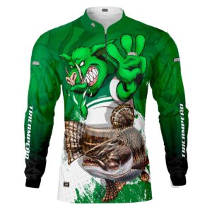Camisa de Pesca Brk Verdão Tri Libertadores Traíra com UV50+