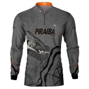 Camisa de Pesca Brk Piraíba Coleção Gigantes do Rio com Proteção Solar UV50+