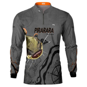 Camisa de Pesca Brk Pirarara Coleção Gigantes do Rio com Proteção Solar UV50+