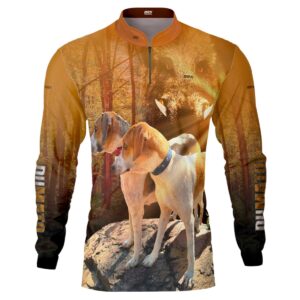 Camisa de Caça Brk Dumato Javali Foxhound Floresta com UV50+