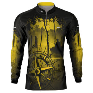 Camisa de Pesca Brk Caiaque Amarelo com UV50+