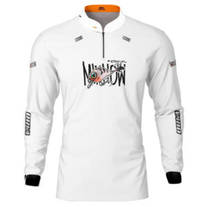 Camisa de Pesca Brk Isca Lure Ultra Light Minnow com UV50+