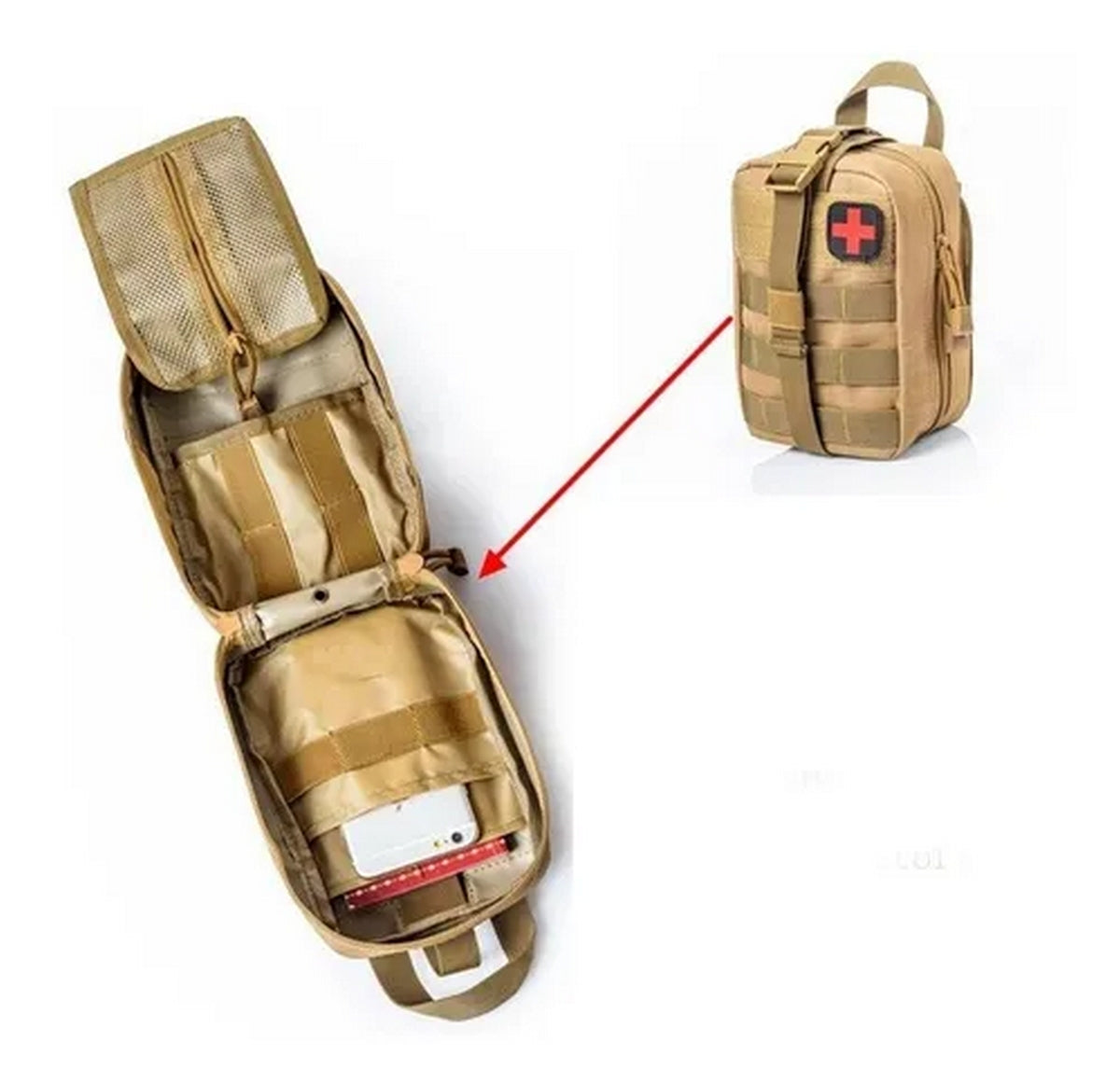 Bolsa Tática Deyu Kit Primeiros Socorros Organizadora Emergência - Imagem 2