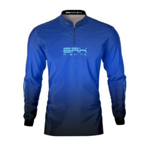 Camisa de Pesca Brk Azul Ocean com Proteção UV50+