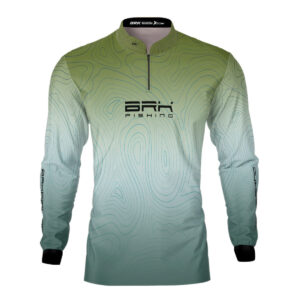 Camisa de Pesca Brk Verde River com Proteção UV50+