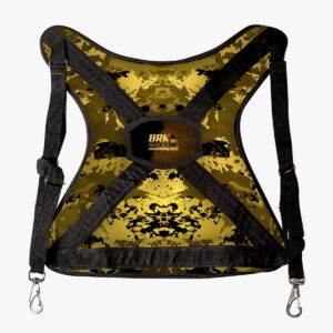 Cinto Colete Apoiador de Carretilha Pesca Pesada Brk Camuflado-Verde