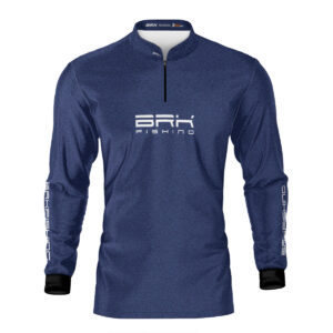 Camisa de Pesca Brk Select Pursuit Jeansfit Blue com UV50+