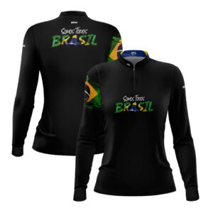 Camisa Agro Feminina Brk Patriota com Proteção Solar UV50+
