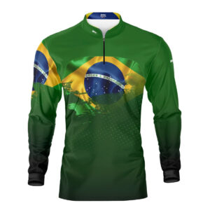 Camisa Agro Brk Brasil Verde com Proteção Solar UV50+