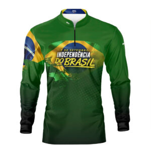 Camisa Agro Brk Independência Brasil Verde com Proteção Solar UV50+