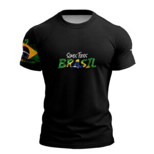 Camiseta de Pesca Brk Somos Todos Brasil com com Proteção Solar UV50+