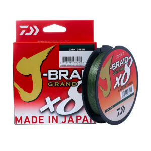 Linha de Pesca Daiwa J-BRAID GRAND X8 MULT CHARTREUSE 270m - Verde