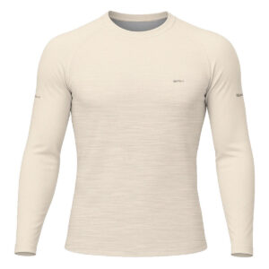 Camisa Segunda Pele Brk Clean Mescla Bege com Proteção UV50