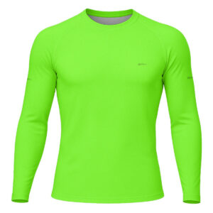 Camisa Segunda Pele Brk Clean Verde Neon com Proteção UV50
