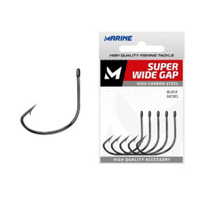 Anzol de Pesca Super Wide Gap Marine Sports Blacknickel
