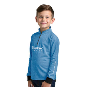 Camisa de Pesca Infantil Brk Select Pursuit Jeansfit com Proteção UV50+