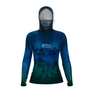Camisa FusionX Brk Amazon Feminino Mata Noite com Capuz e Proteção UV50+