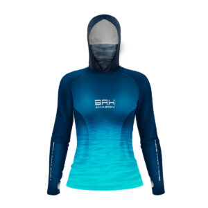 Camisa FusionX Brk Amazon Feminino Água com Capuz e Proteção UV50+