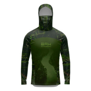 Camisa FusionX Brk Rio Amazonas e Camo com Capuz e Proteção UV50+