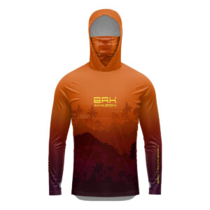 Camisa FusionX Brk Amazon Por do Sol Mata com Capuz e Proteção UV50+