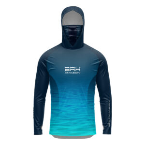 Camisa FusionX Brk Amazon Água com Capuz e Proteção UV50+