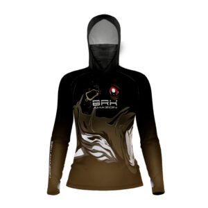 Camisa FusionX Brk Feminina Big Tucuna com Capuz e Proteção UV50+