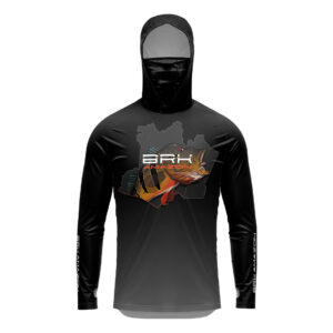 Camisa FusionX Brk Tucunaré de Olho Vermelho com Capuz e Proteção UV50+