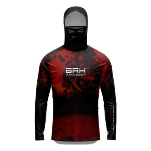 Camisa FusionX Brk Rio Vermelho com Capuz e Proteção UV50+