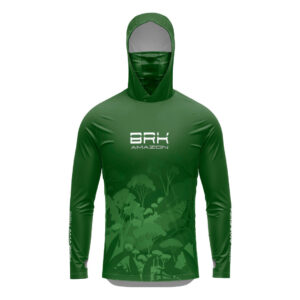 Camisa FusionX Brk Florest Verde com Capuz e Proteção UV50+