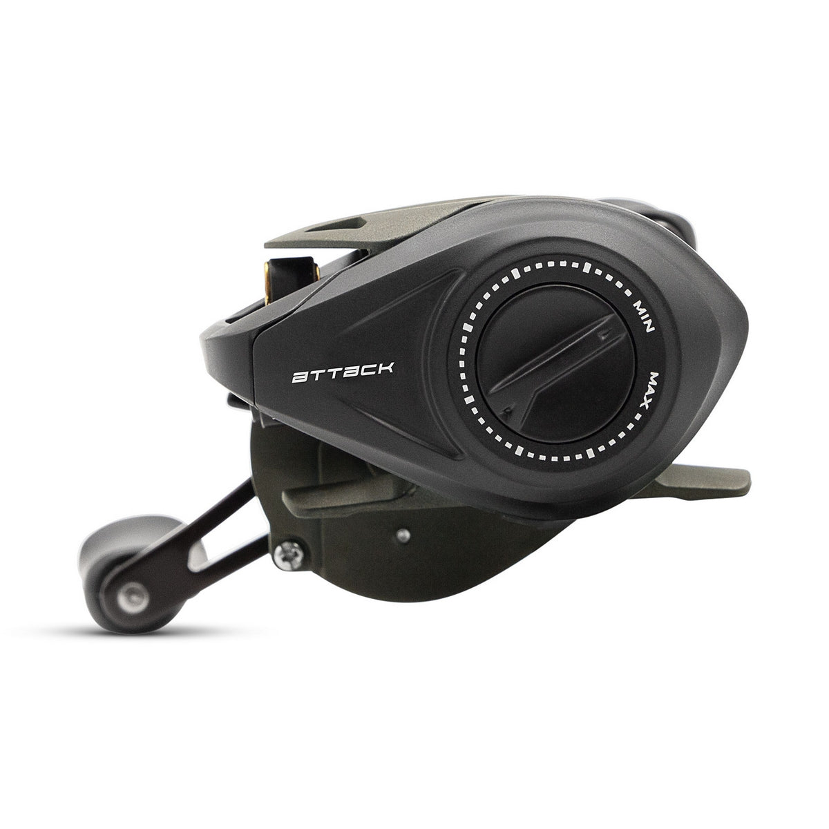 Carretilha Maruri Attack Preta 6 Rol. Recolhimento 7.3:1 - Manivela Esquerda - Imagem 5