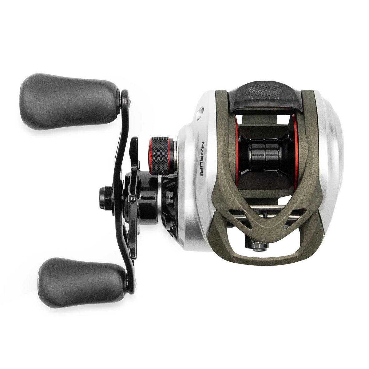 Carretilha Maruri Attack Prata 6 Rol. Recolhimento 7.3:1 - Manivela Esquerda - Imagem 2