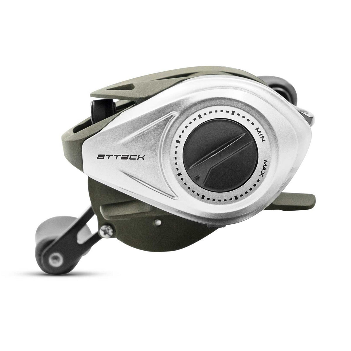 Carretilha Maruri Attack Prata 6 Rol. Recolhimento 7.3:1 - Manivela Esquerda - Imagem 5