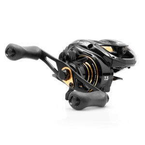 Carretilha Maruri Juice Preta 6 Rol. Recolhimento 7.3:1 - Manivela Esquerda