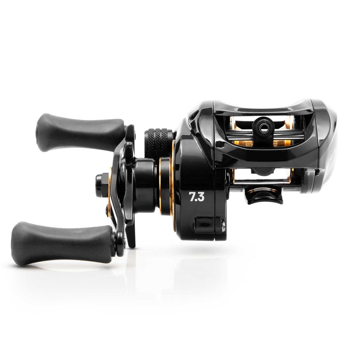 Carretilha Maruri Juice Preta 6 Rol. Recolhimento 7.3:1 - Manivela Esquerda - Imagem 3