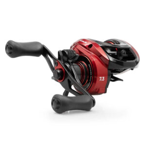 Carretilha Maruri Juice Vermelha 6 Rol. Recolhimento 7.3:1 - Manivela Esquerda