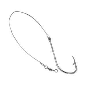 Kit de Anzol Encastoado 4330 Com Cabo de Aço Albatroz