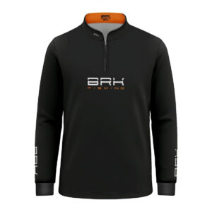 Camisa de Pesca Infantil Brk Azul Halloween Caveira de Peixe com Proteção UV50