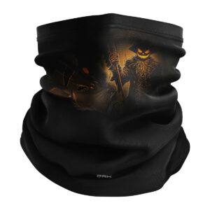Bandana Balaclava Tubeneck Brk Halloween Peixe e Caveira com Proteção UV50