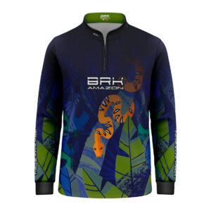 Camisa de Pesca Infantil Brk Amazon Cobra com Proteção UV50
