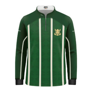 Camisa de Pesca Infantil Brk Verdão Listrada com Proteção UV50