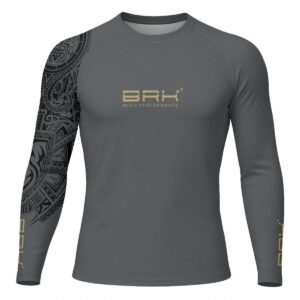 Camisa UV50 Segunda Pele Brk Maori Sport Cinza